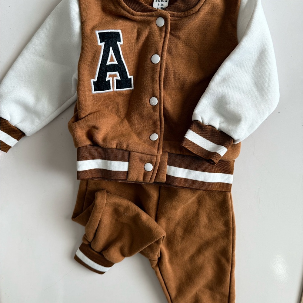 SHEIN Cozy Brown Baby Apparel